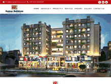 Tablet Screenshot of kumarbuildcon.com